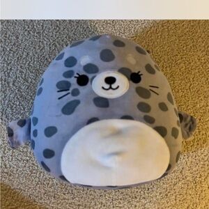 Squishmallows Gray Seal Plush Toy